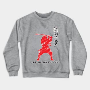 Karate Panda Samurai Dragon Crewneck Sweatshirt